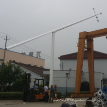 Hot dip galvanized tilt mid hinged folding street lighting pole with customized height